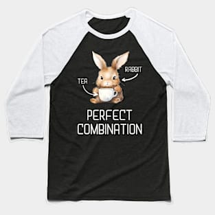 rabbit and tea - perfect combination Baseball T-Shirt